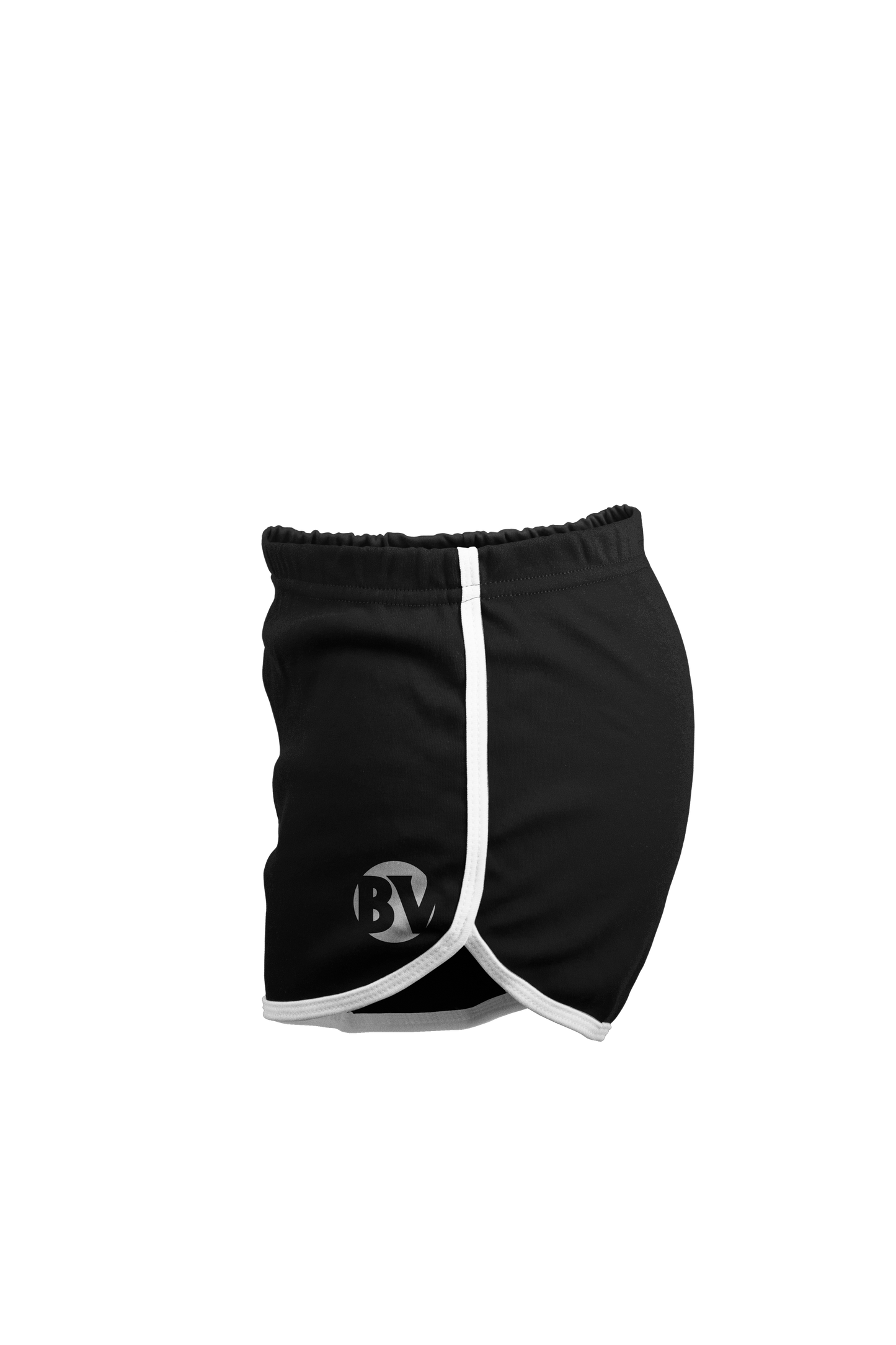 Black/White Ladies Belle Vie Running Shorts image 1