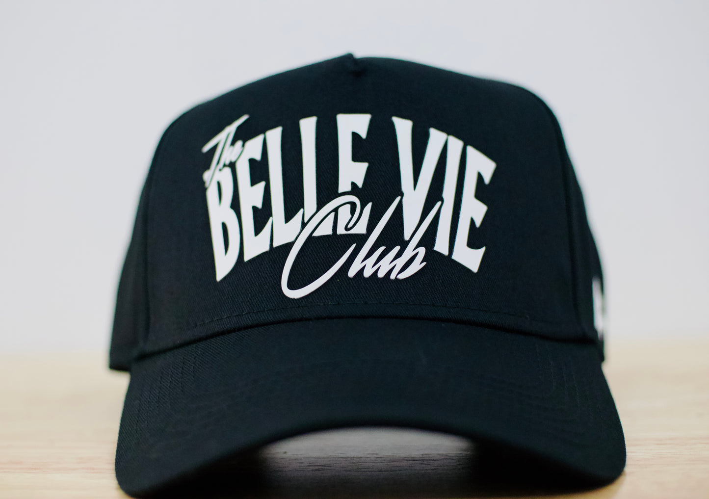 Black/White The Belle Vie Club Snapback Hat image 1