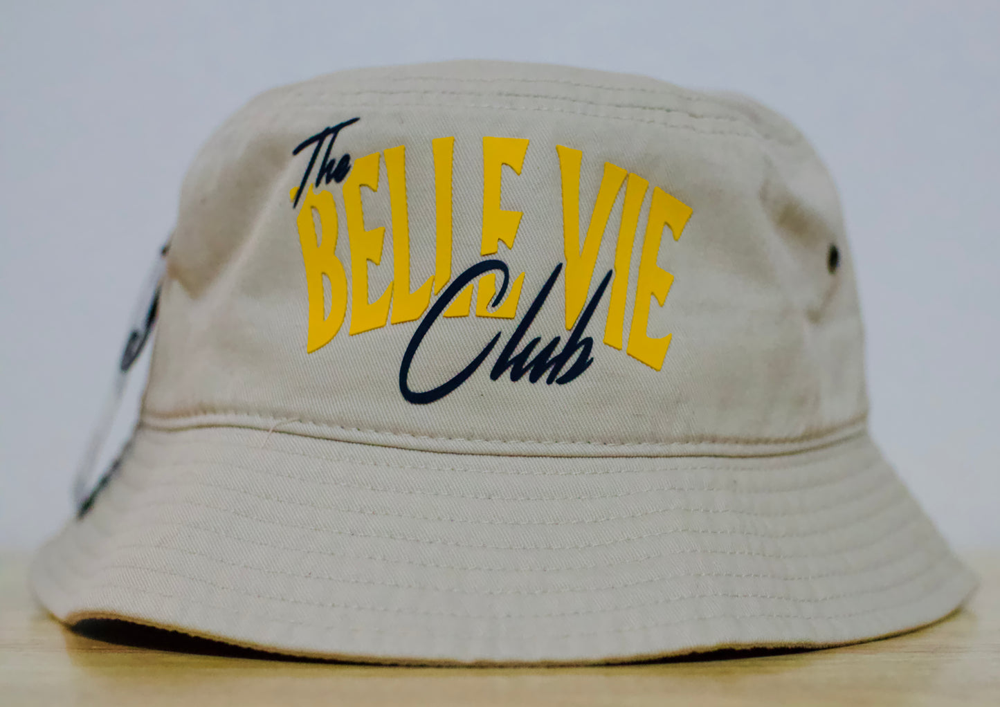 Khaki/Navy/Yellow The Belle Vie Club Bucket Hat image 0