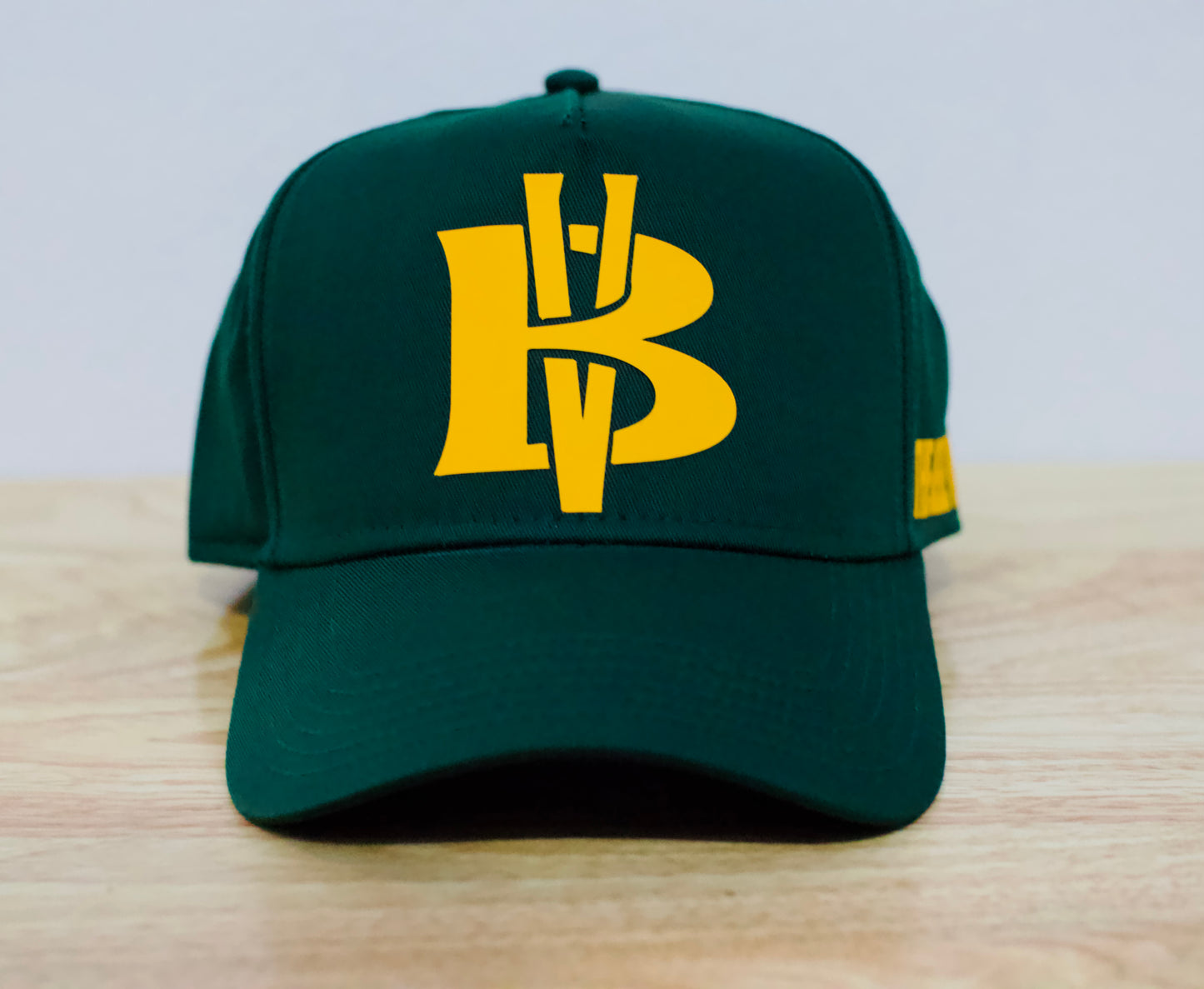 Green/Gold BV Snapback Hat image 1