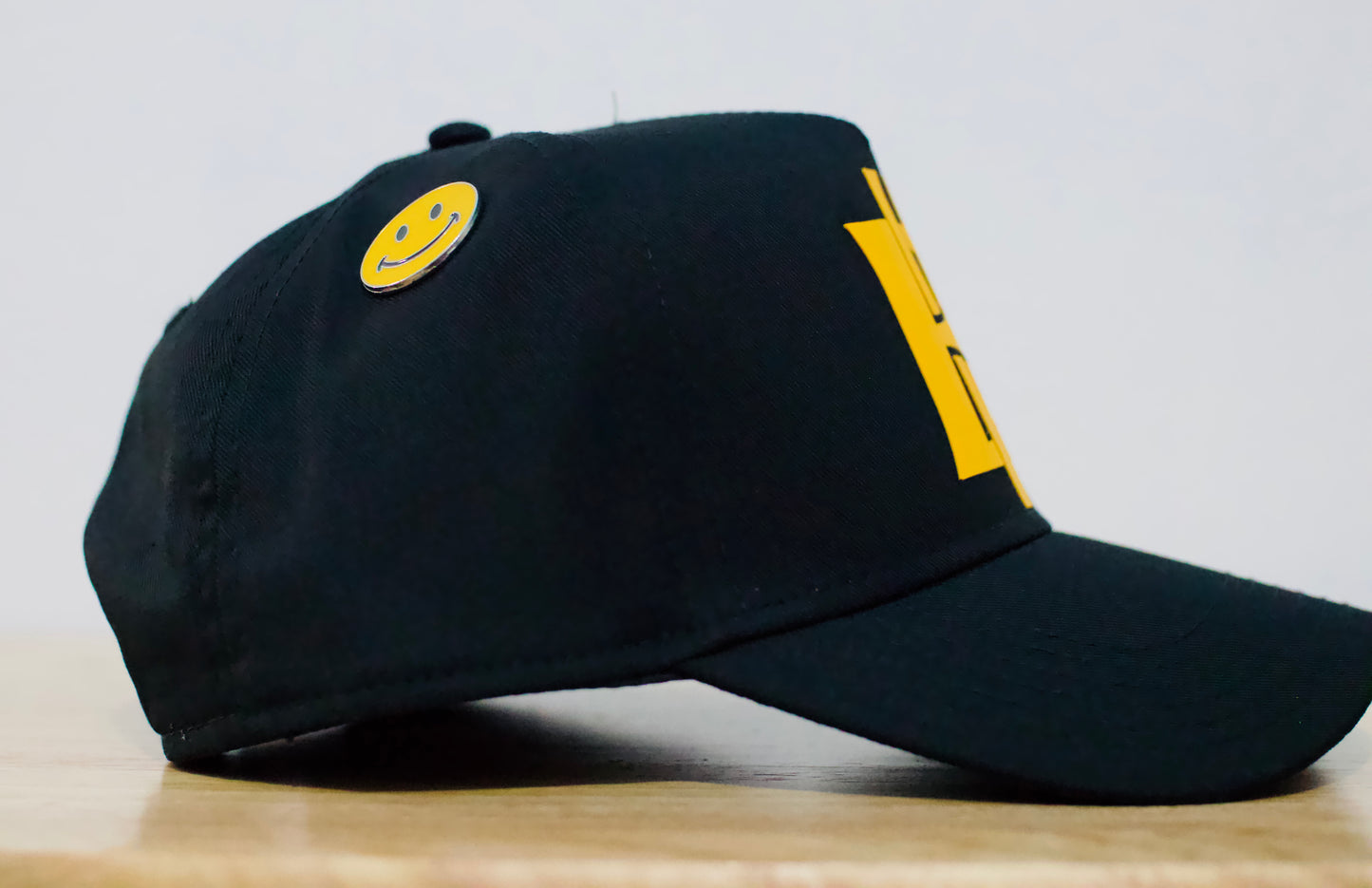 Black/Yellow BV Baseball Hat image 2