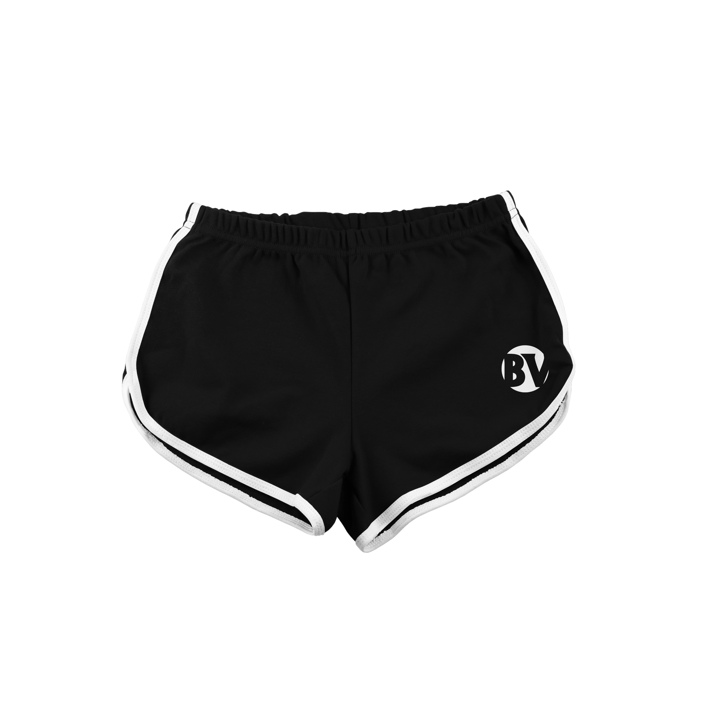 Black/White Ladies Belle Vie Running Shorts image 0