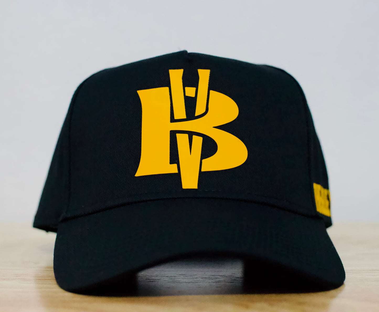 Black/Yellow BV Baseball Hat image 1