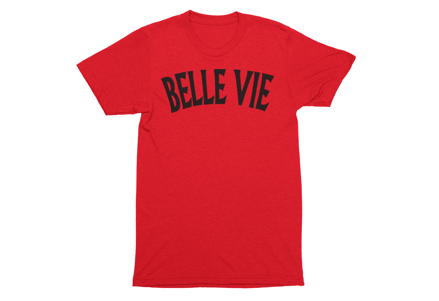 Red/Black Unisex Belle Vie Short Sleeve T-Shirt image 0