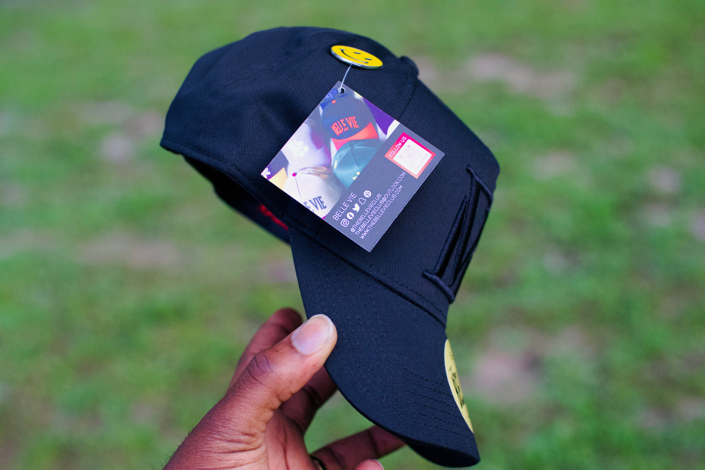 Black Big BV Baseball Hat image 2