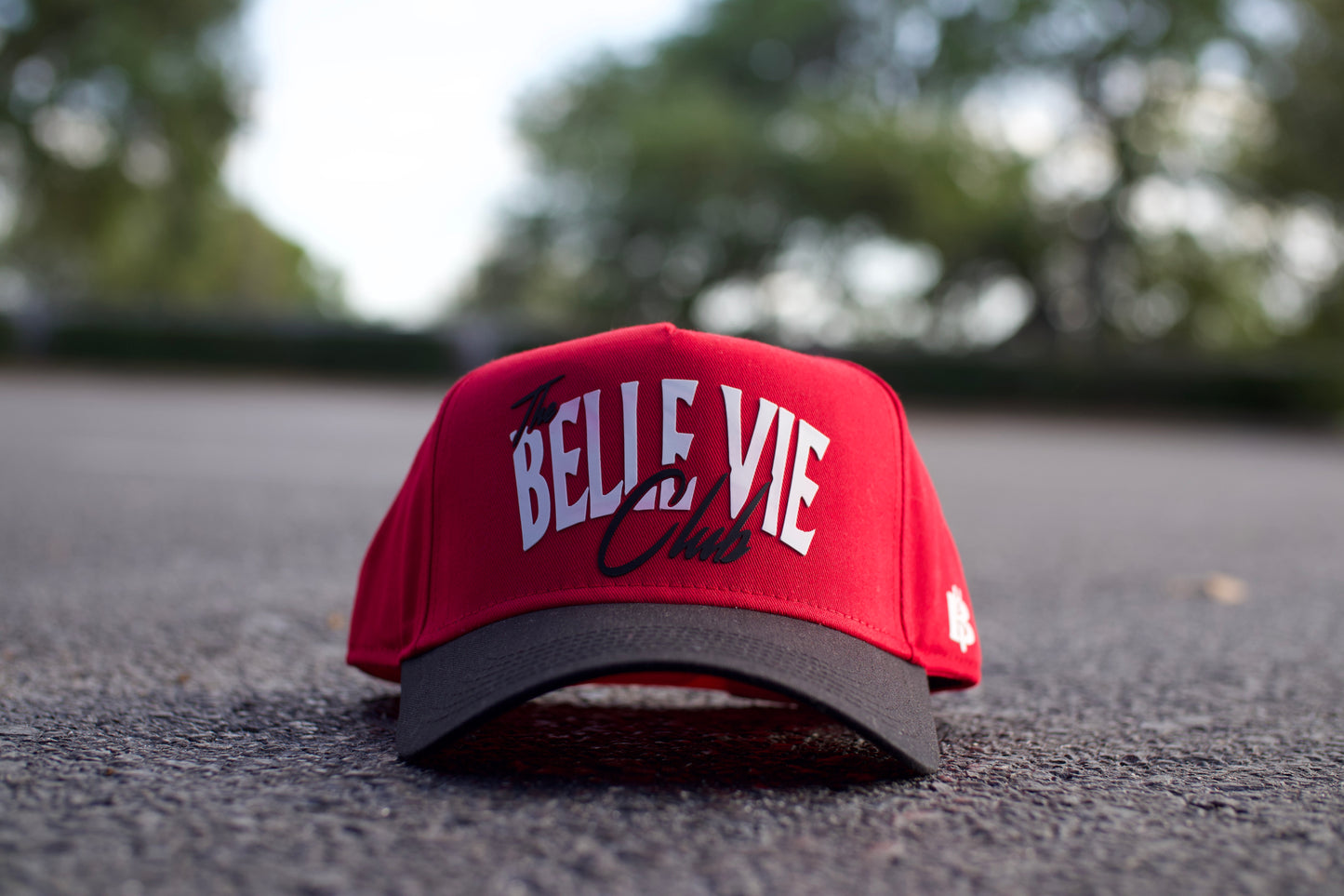 Red / Black / White The Belle Vie Club Baseball Hat