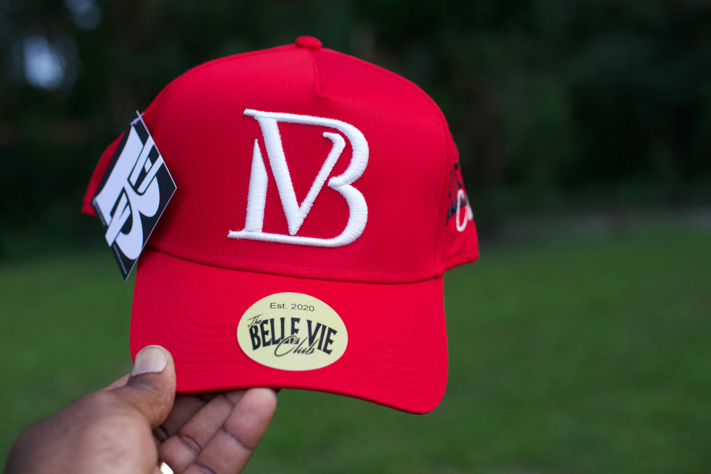 Red / White / Black Big BV Baseball Hat