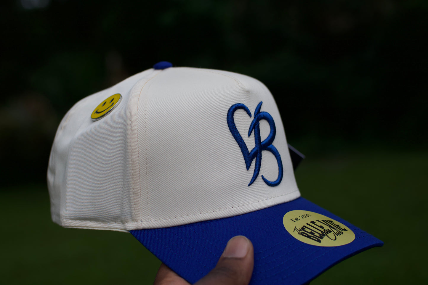 Cream / Royal / Brown BV Love Baseball Hat