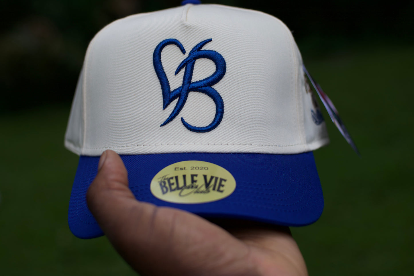 Cream / Royal / Brown BV Love Baseball Hat