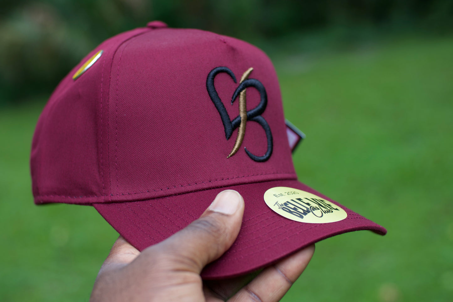 Maroon / Black / Brown BV Love Baseball Hat