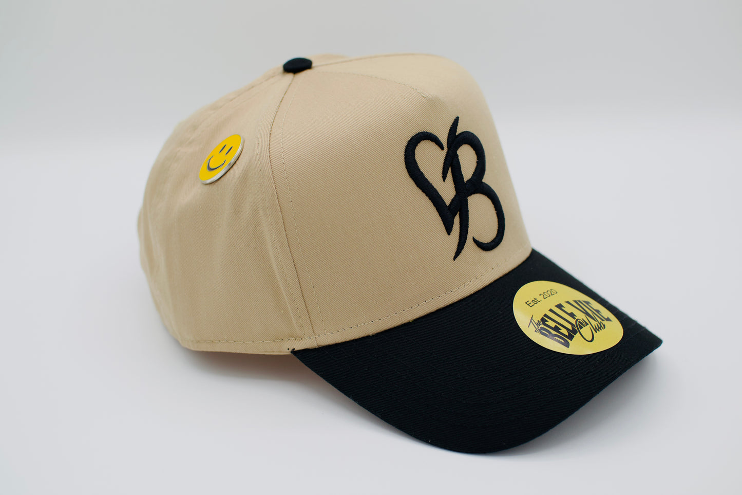 Khaki / Black / Gold BV Love Baseball Hat