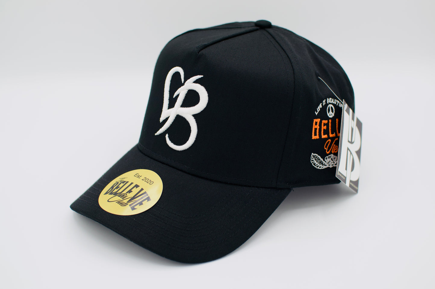 Black / White / Orange BV Love Baseball Hat