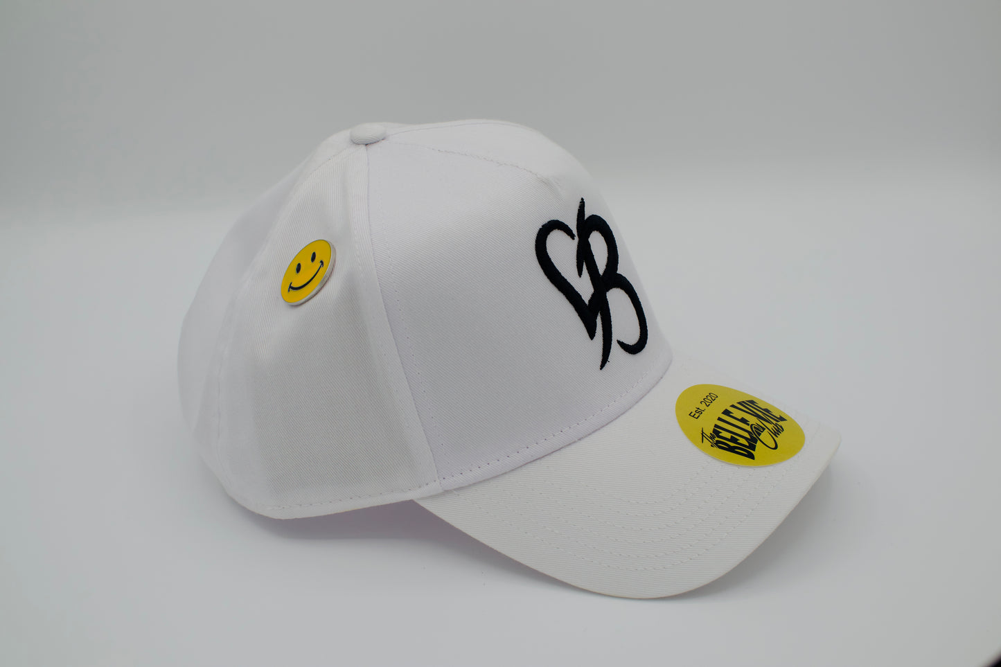 White / Black BV Love Baseball Hat