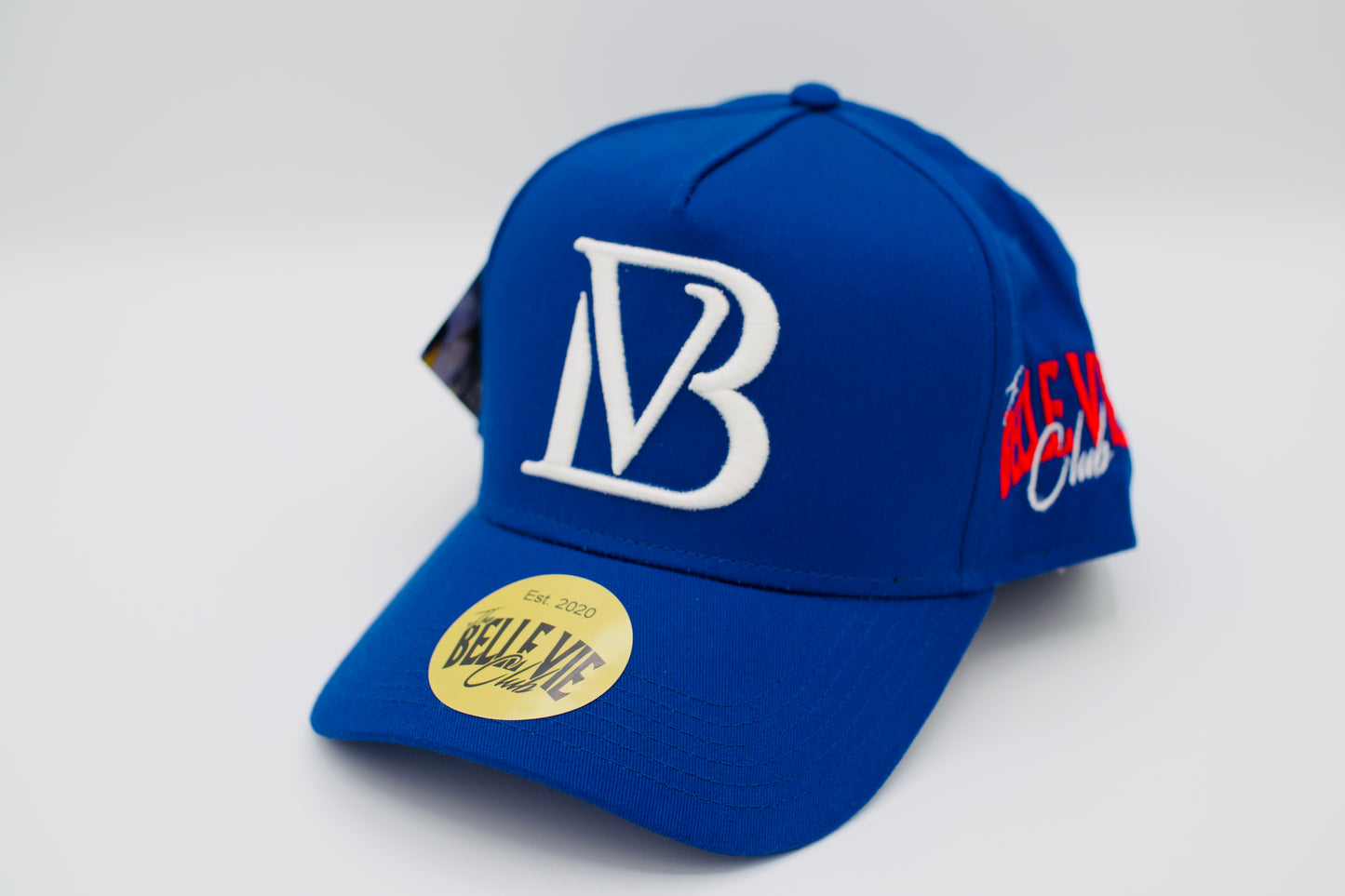 Royal / White / Red Big BV Baseball Hat