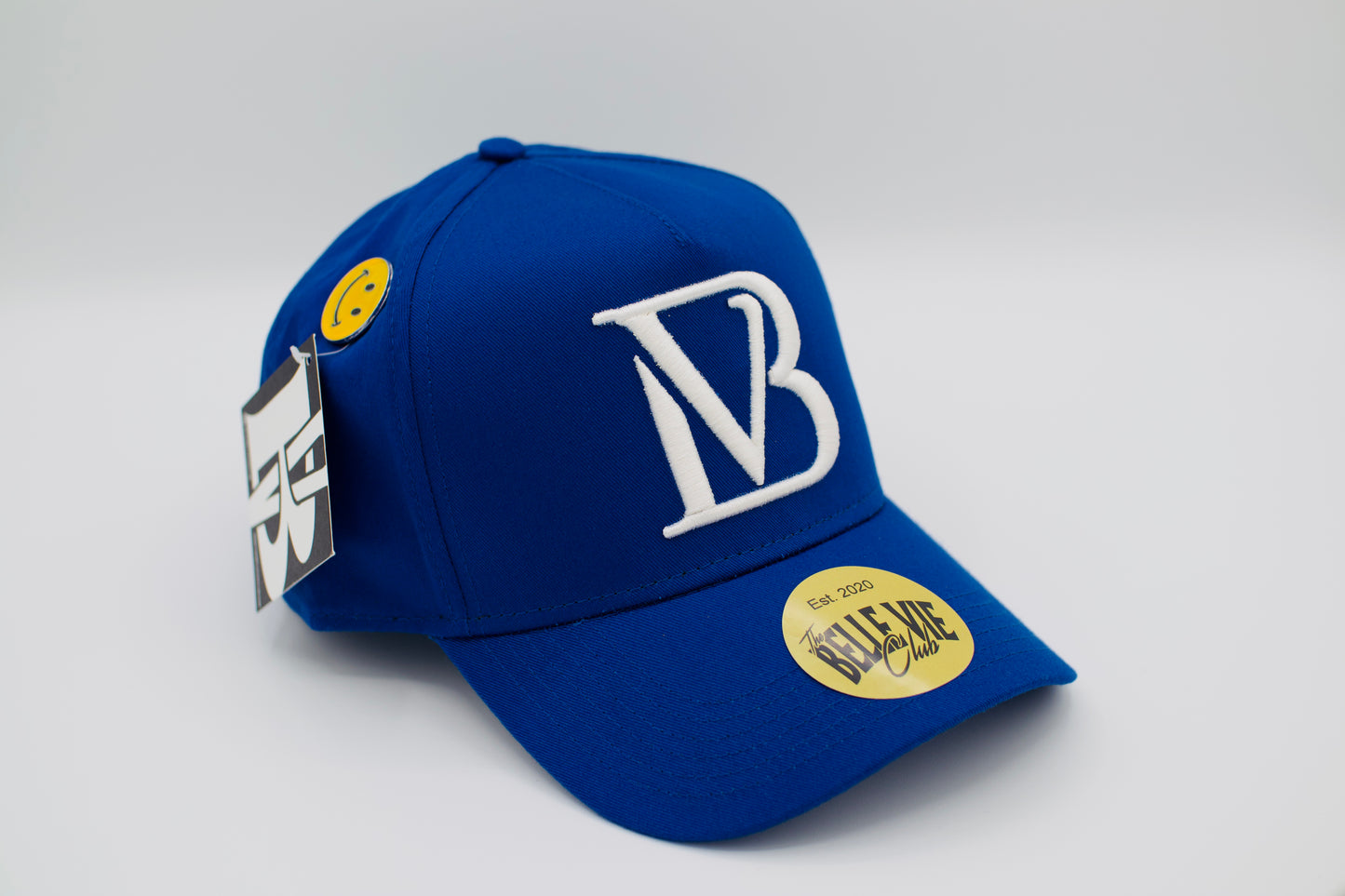 Royal / White / Red Big BV Baseball Hat