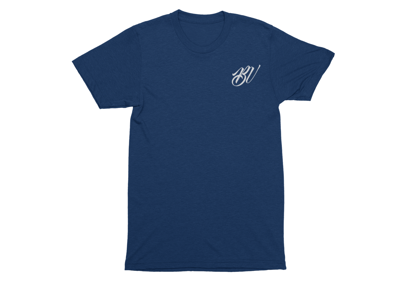 Navy/White Unisex Belle Vie Short Sleeve T-Shirt image 0