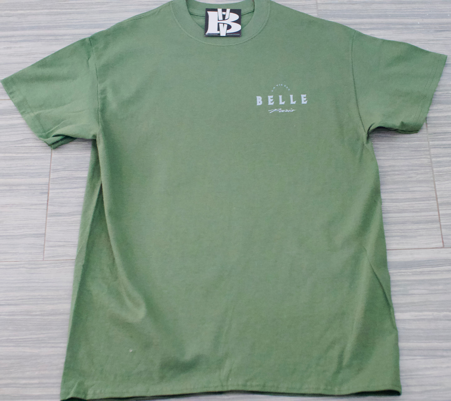 Belle Vie Short Sleeve Back Art Graphic T-Shirt image 1