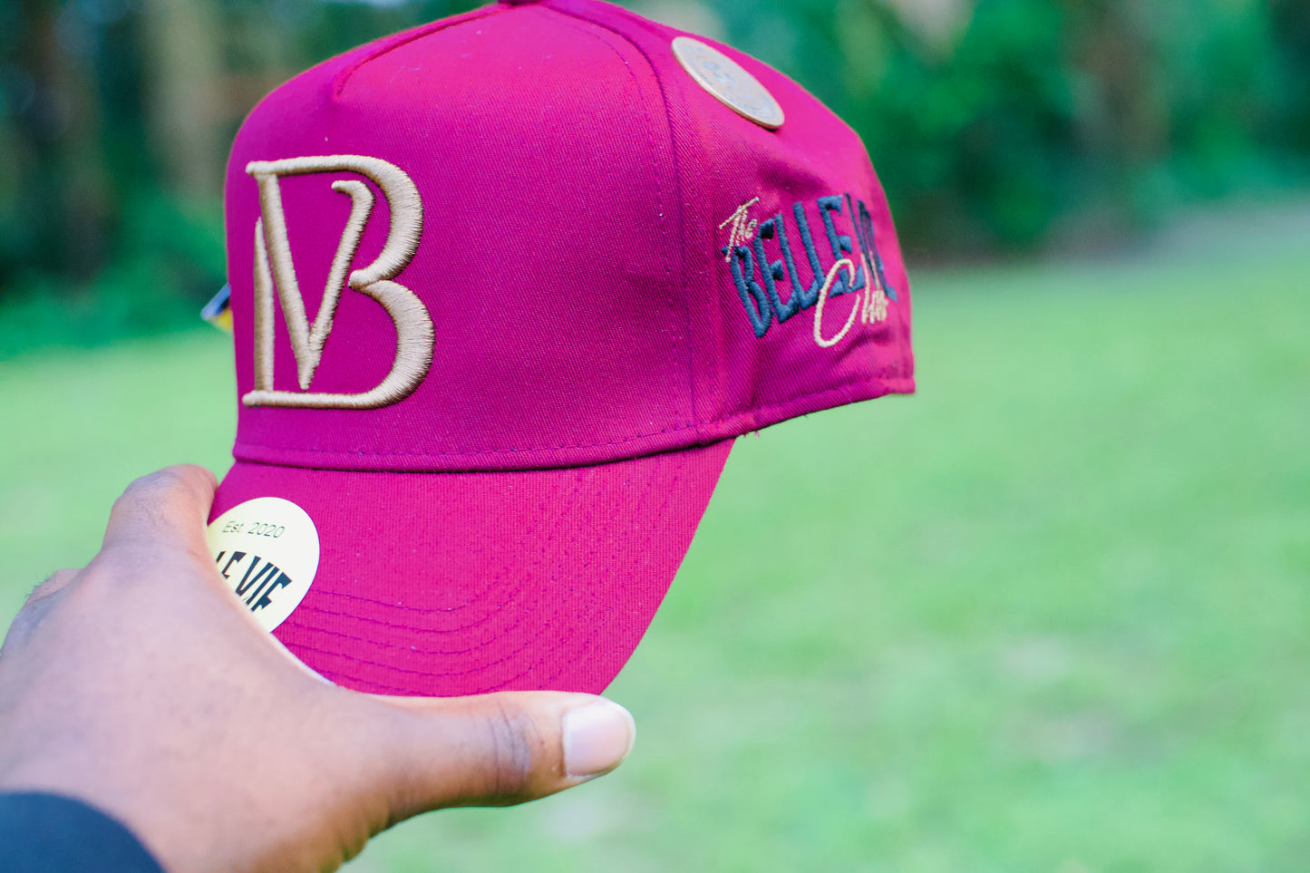 Maroon/Brown/Black Big BV Baseball Hat image 2