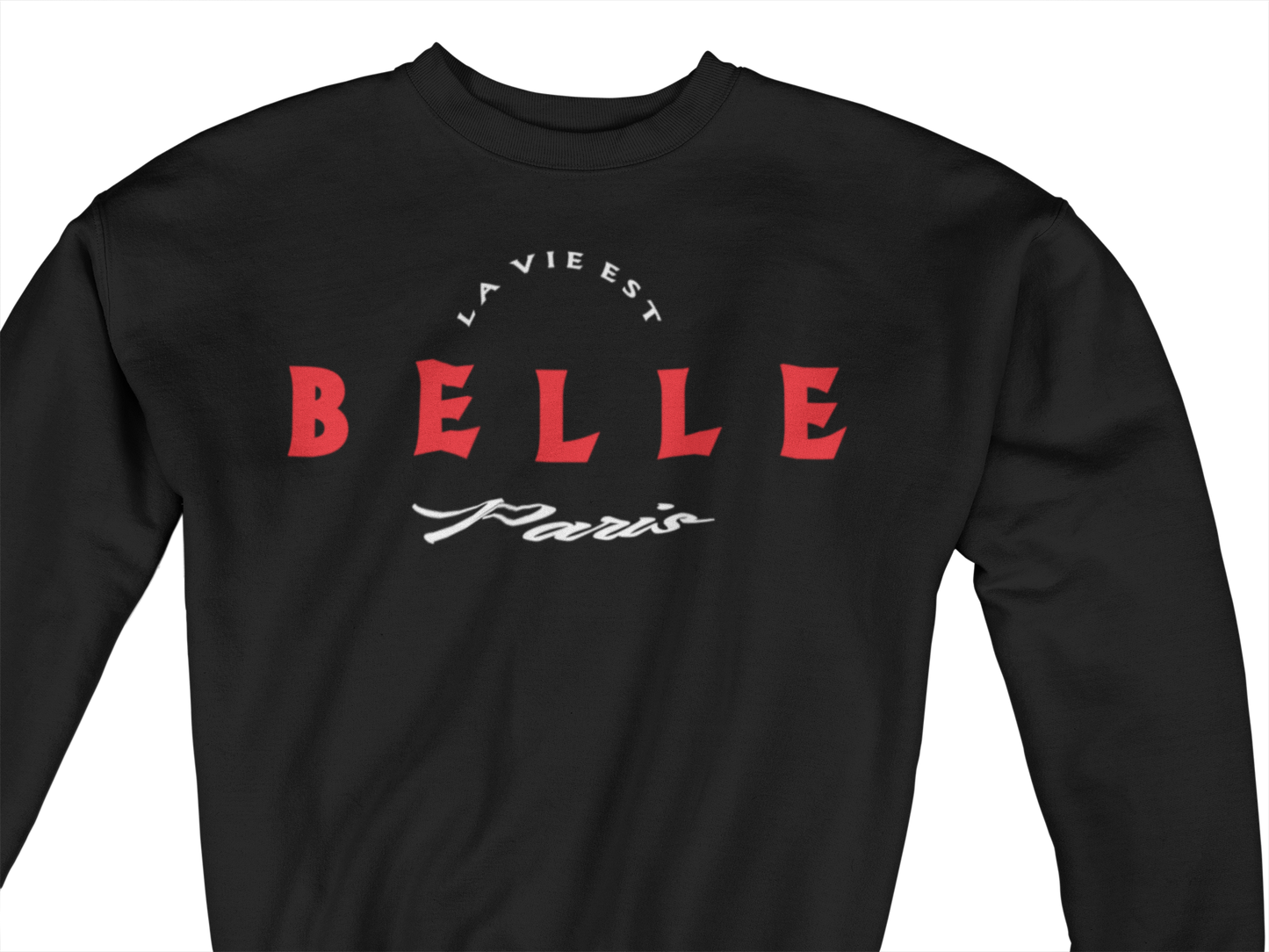 Unisex La Vie Est Belle Long Sleeve Sweatshirt image 1