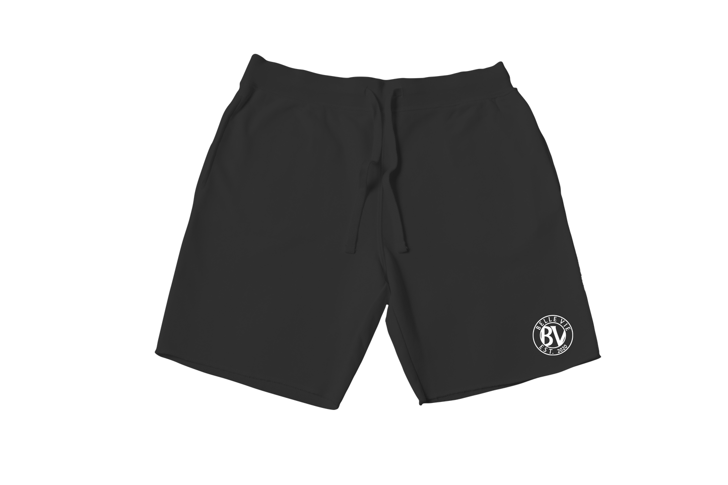 Black/White Mens Belle Vie Jogger Shorts image 0