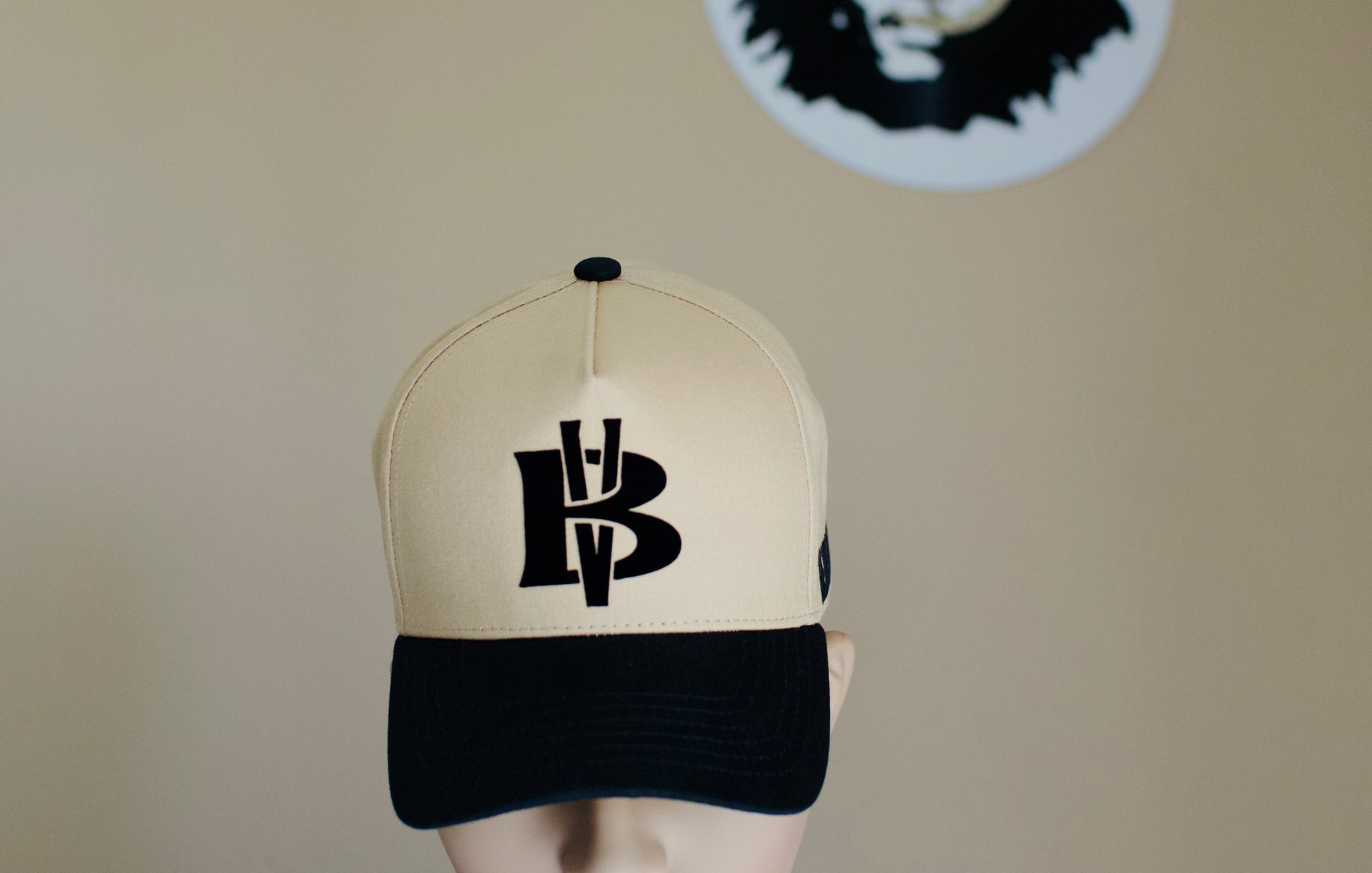 Khaki/Black Special Edition BV Baseball Hat. image 2