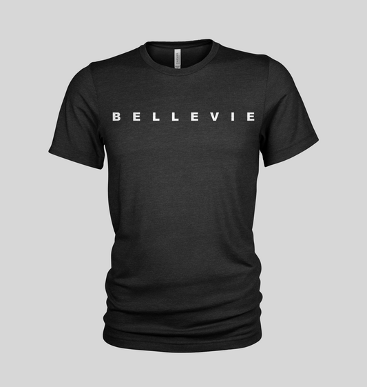 Black/White Unisex Belle Vie Short Sleeve T-Shirt image 0
