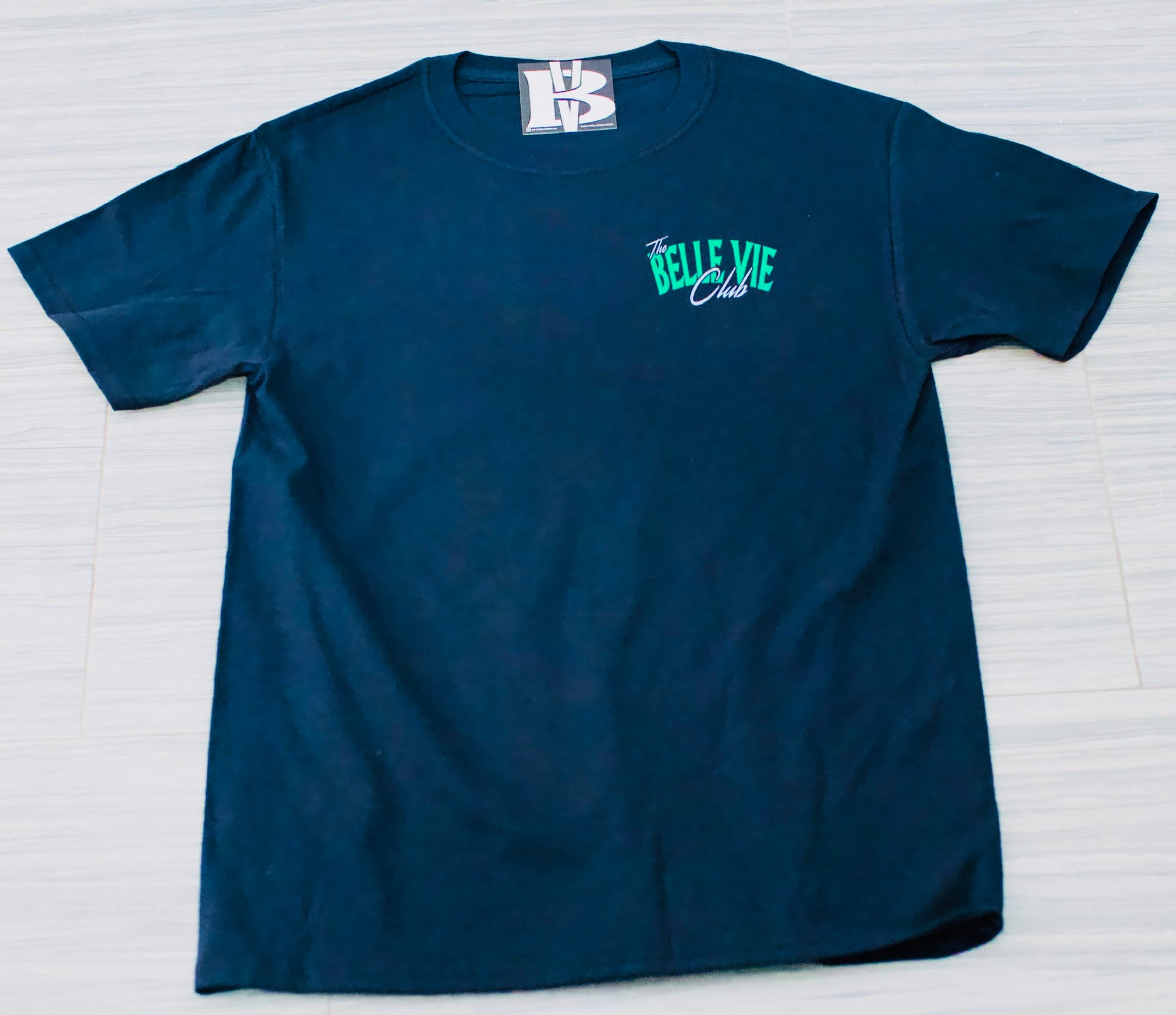 Black Belle Vie Short Sleeve Butterfly Graphic T-Shirt image 1