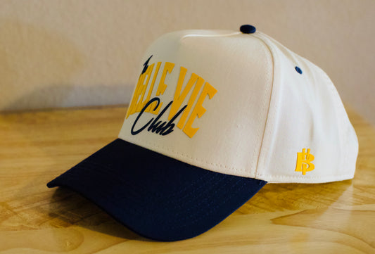 Navy/Cream/Yellow The Belle Vie Club Baseball Hat image 0