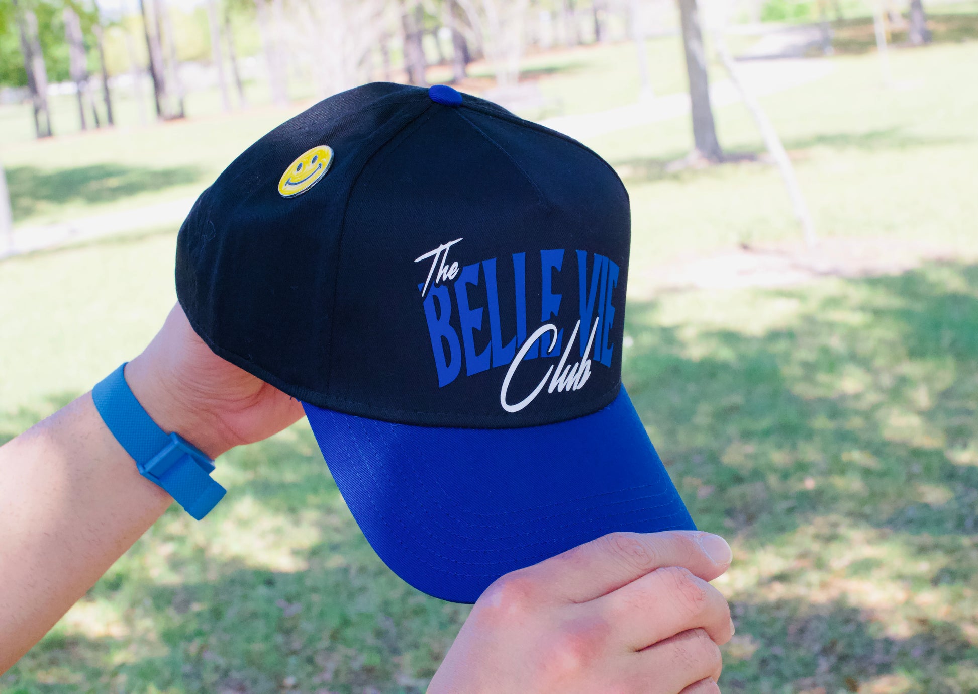 Black/Royal/White The Belle Vie Club Baseball Hat image 1