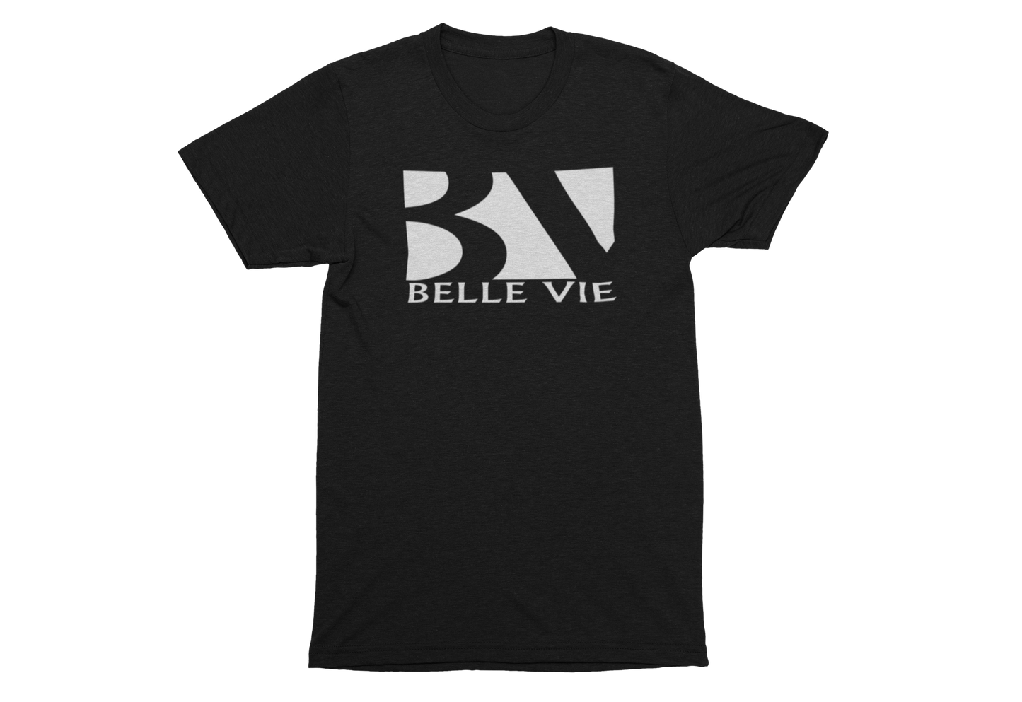 Black/White Unisex Box Belle Vie Short Sleeve T-Shirt image 0