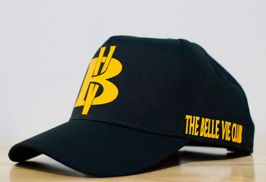 Black/Yellow BV Baseball Hat image 0