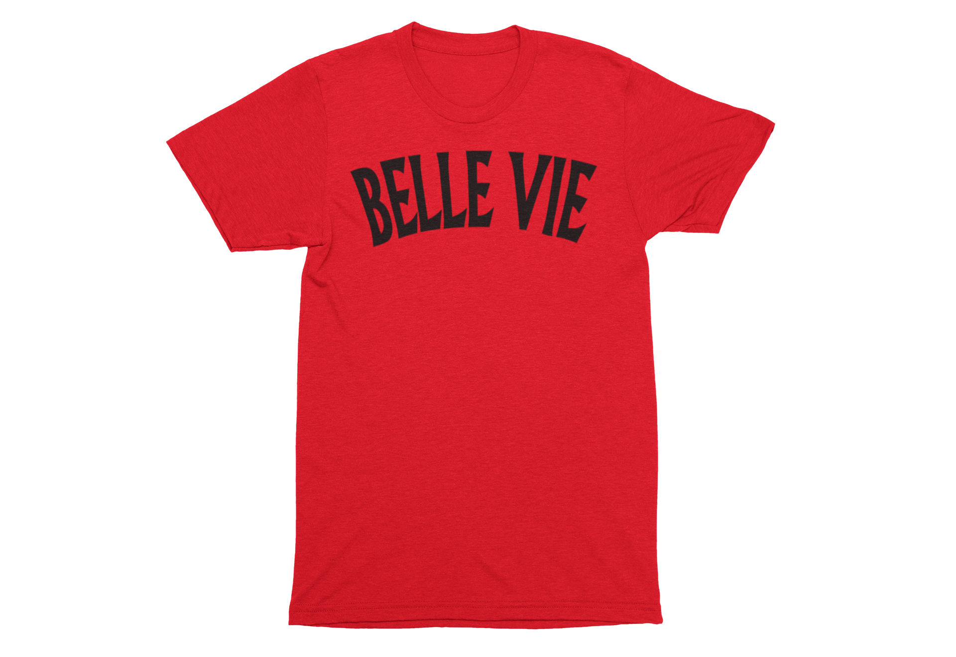 Red/Black Unisex Belle Vie Short Sleeve T-Shirt image 0