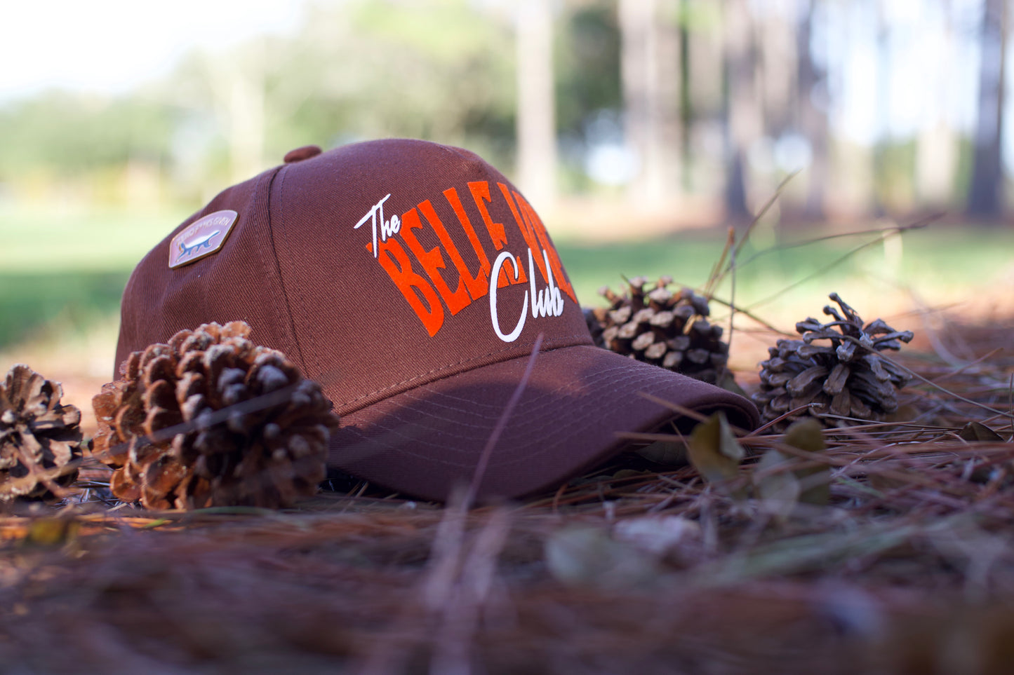 Brown / Orange / White The Belle Vie Club Baseball Hat