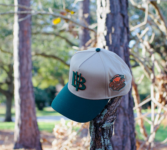 Khaki / Green / Orange BV Baseball Hat