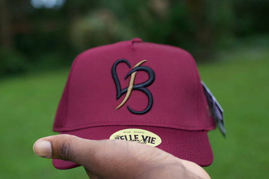 Maroon / Black / Brown BV Love Baseball Hat