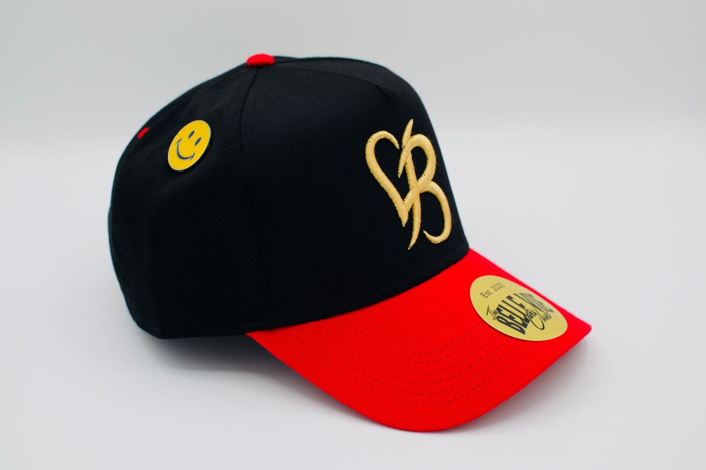 Black / Red / Gold BV Love Baseball Hat