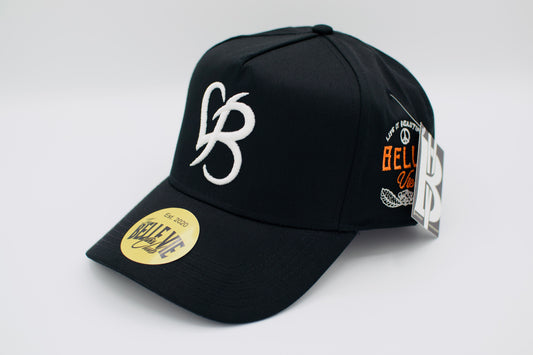 Black / White / Orange BV Love Baseball Hat