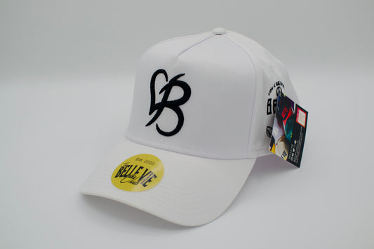 White / Black BV Love Baseball Hat