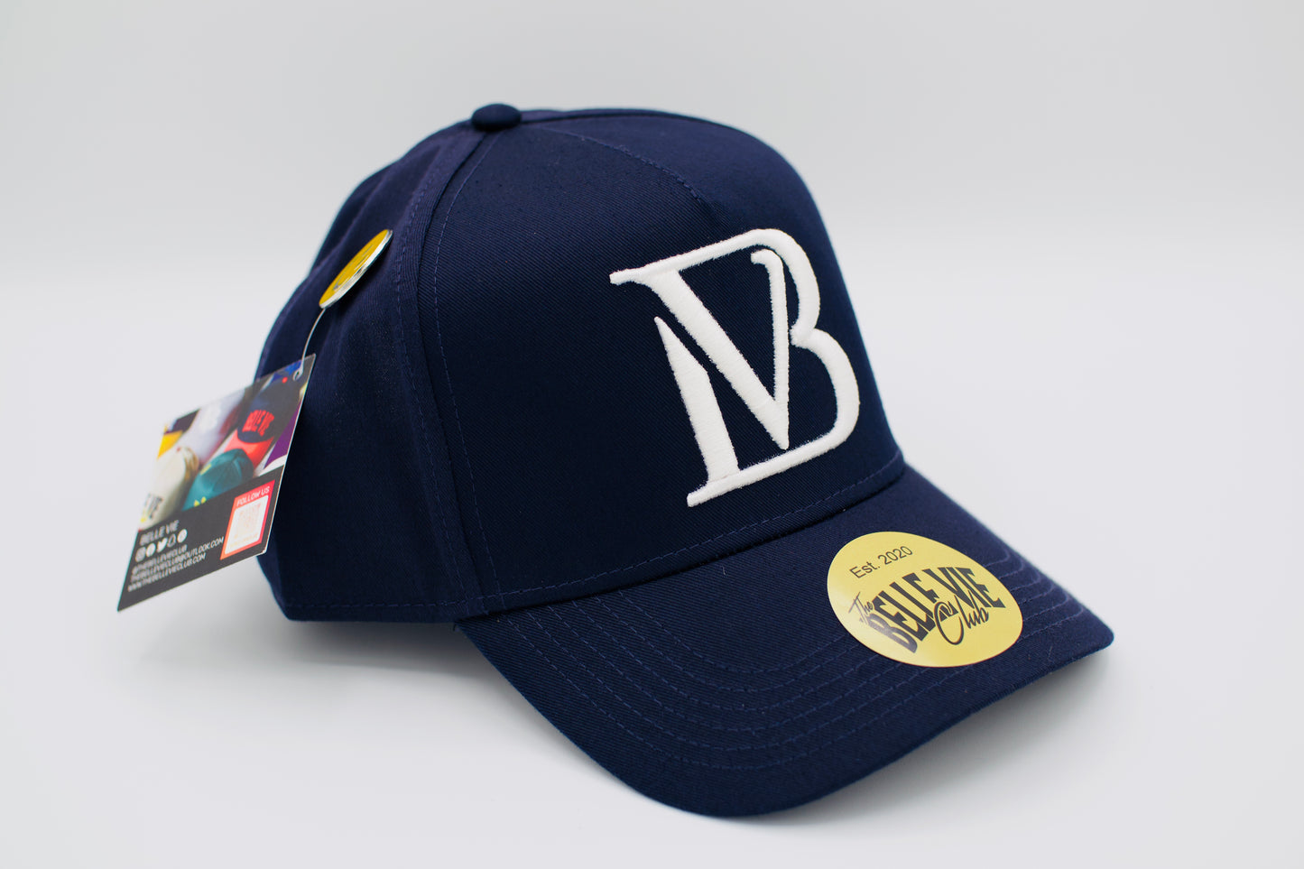 Navy / White / Brown Big BV Baseball Hat