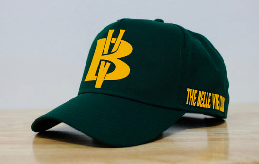 Green/Gold BV Snapback Hat image 0