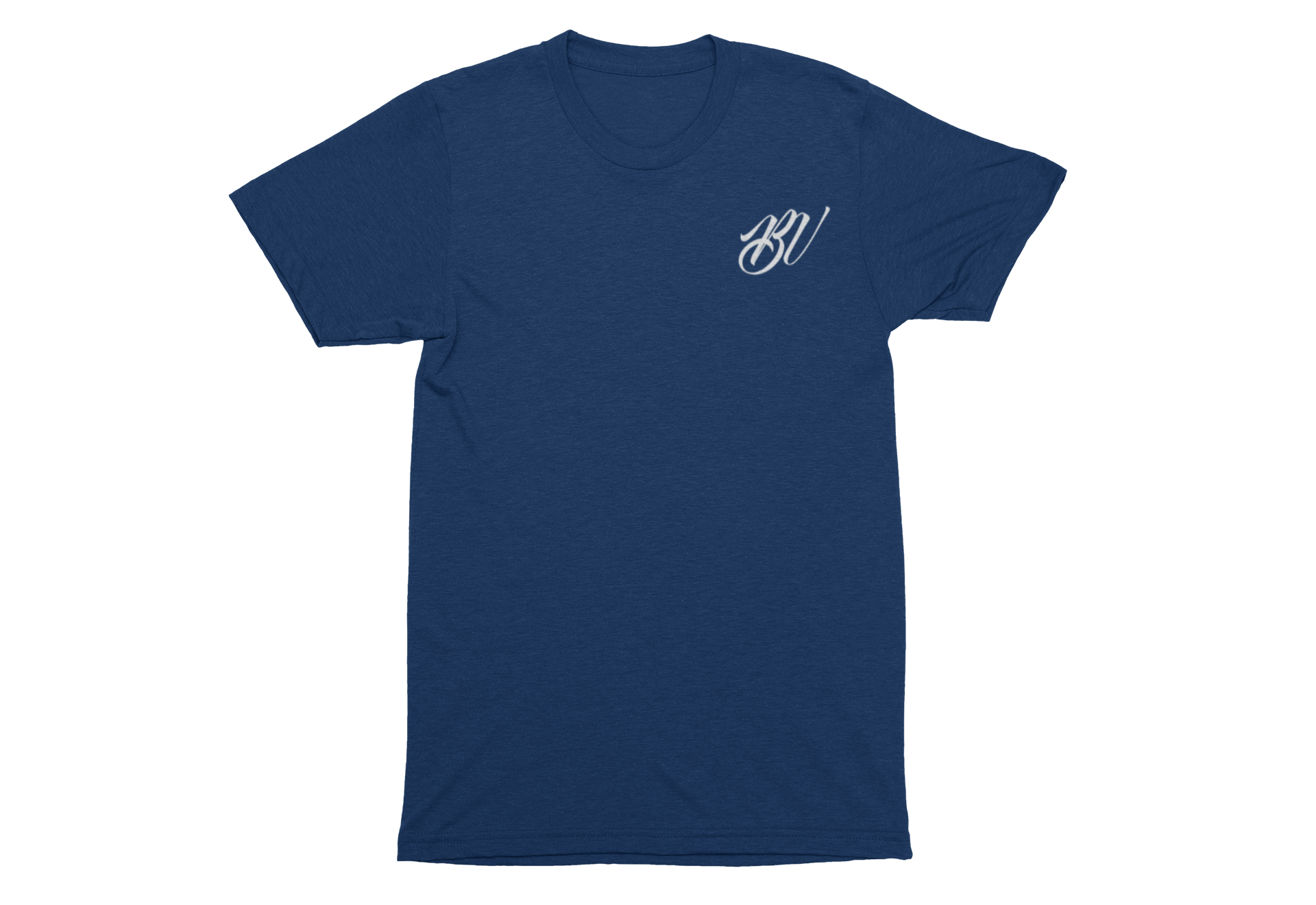 Navy/White Unisex Belle Vie Short Sleeve T-Shirt image 0