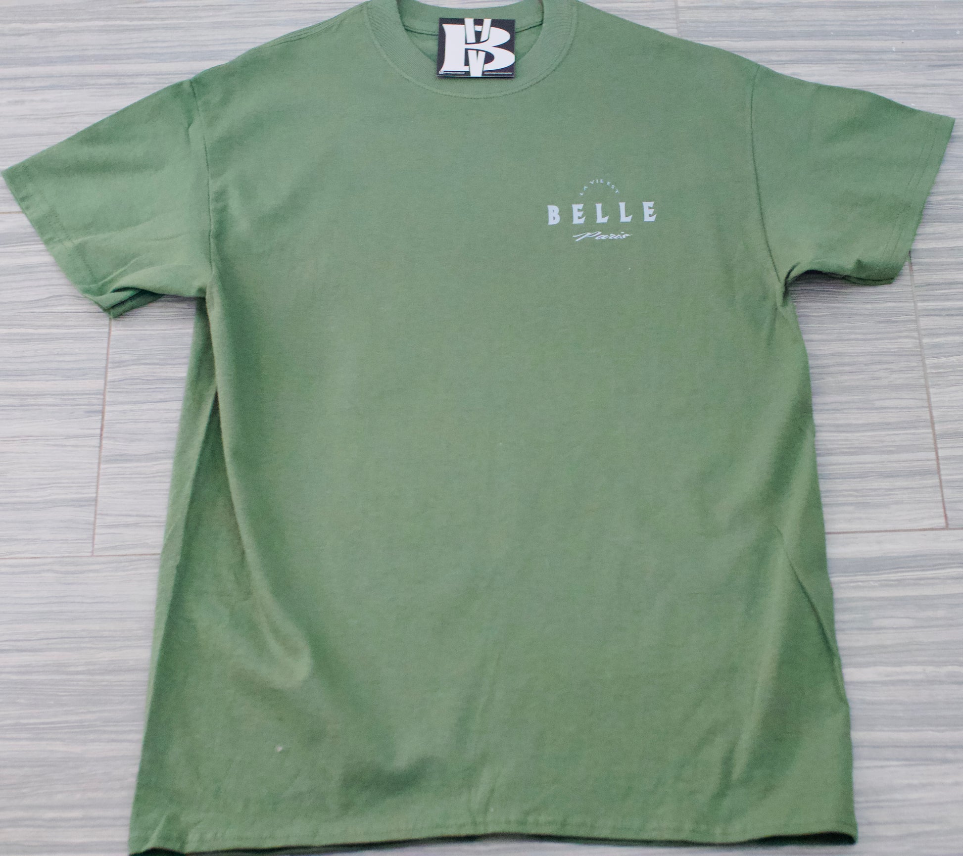 Belle Vie Short Sleeve Back Art Graphic T-Shirt image 1