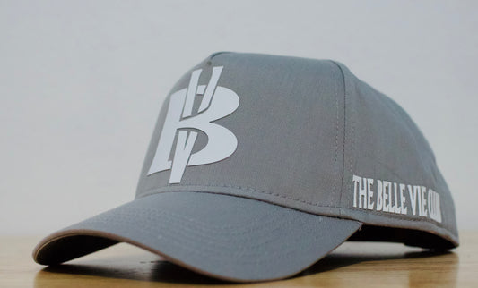 Gray/White BV Baseball Hat image 0