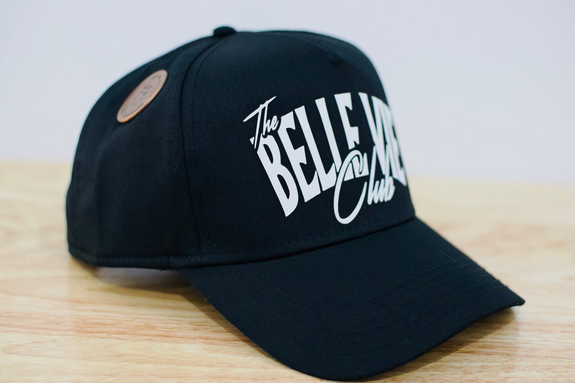 Black/White The Belle Vie Club Snapback Hat image 2