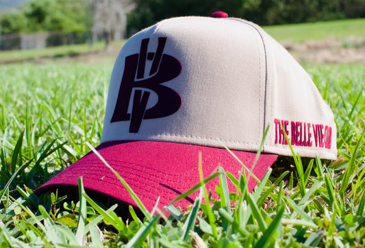 Maroon/Khaki Special Edition BV Baseball Hat image 0