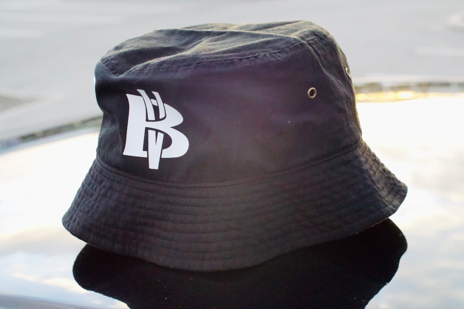Black/White BV Bucket Hat image 1